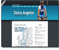 New website of Delco Angelov